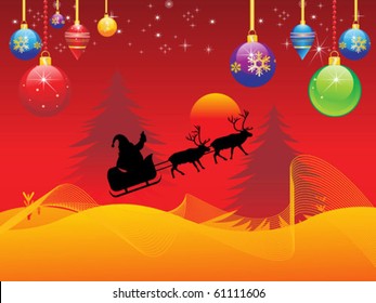 abstract christmas wallpaper vector illustration