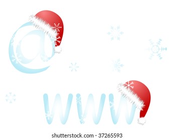 Abstract christmas web icons - vector illustration