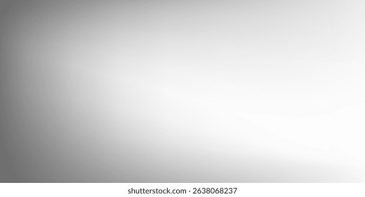 Abstract chrome gradient surface with light gloss. Silver foil background with metal mirror texture abstract modern art simple