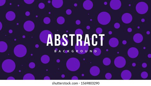 Abstract Cicle Purple Background Design