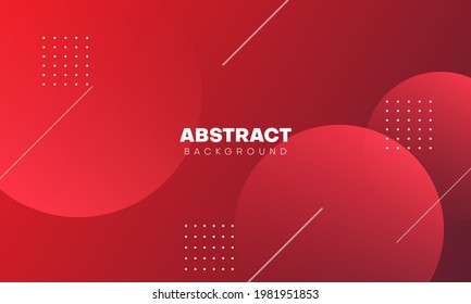 abstract ciircular background with red color. vector illustration