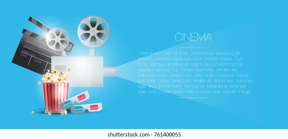 abstract cinema background