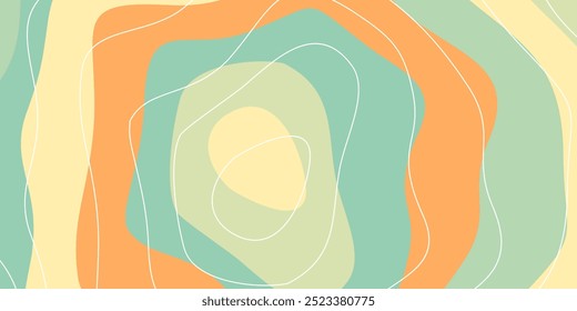 abstract circle aesthetic background. design for banner, poster, social media, web.