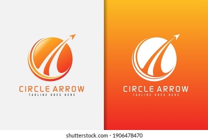 Abstract Circle and Arrow Creative Logo Design. Usable For Business, Community, Foundation, Tech, Services Company. Vector Logo Design Illustration.	