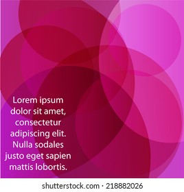 Abstract circle background