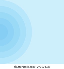 Abstract circle background with blue color tone and have space, vector illustration