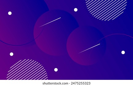 abstract circle background, blue purple gradient color, vector design. template for poster, brochure, flyer, card, book cover, banner, wallpaper, website, backdrop