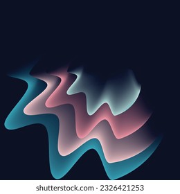 ilustración de degradante de color azul de teal de color rosa de fondo de círculo abstracto. fondo de degradado de color azul teal rosado.
