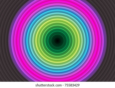 Abstract circle background. Colorful illustration.