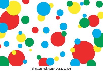 Abstract circle background. different color. Vector illustration.