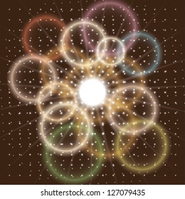 abstract circle background. eps10