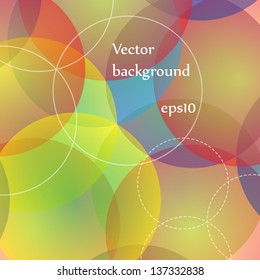 Abstract circle background with gradients. eps10