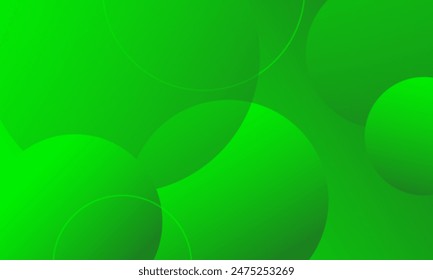abstract circle background, green color gradient, vector design. template for poster, brochure, flyer, card, book cover, banner, wallpaper, website, backdrop
