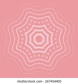 Abstract circle background with halftone effect.