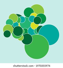 abstract circle background image .illustration vector