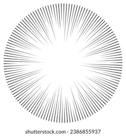 Abstract Circle Background Isolated on White