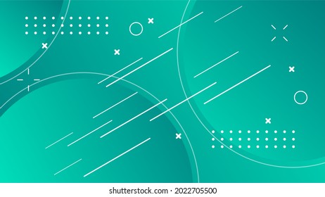 Abstract circle background with memphis style. Perfect for covers design. Business brochure, applicable for placards, banners, posters, flyers, presentation .etc.