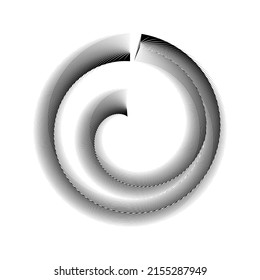 Abstract circle background, minimal geometric dynamic pattern, vector modern design element.