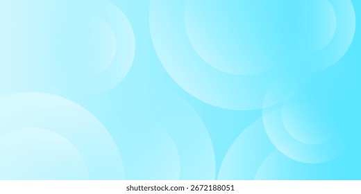 Fondo Abstractas del círculo. Fondo de Anuncio minimalista, colores pastel, gradaciones de azul claro. Estilo de efecto de círculo geométrico, fondo abstracto.