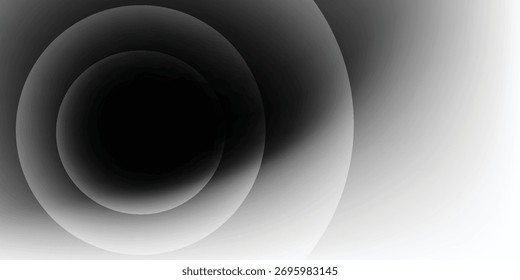 Fondo Abstractas del círculo. Fondo moderno y minimalista. Fondo de efecto de círculo. Líneas de círculo brillantes y elegantes apiladas.