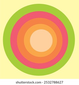 abstract circle background multi color design