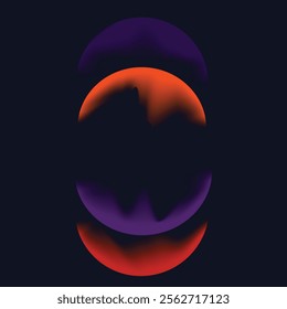 abstract circle background navy purple red orange color gradiant illustration. navy purple red orange color gradiant background.