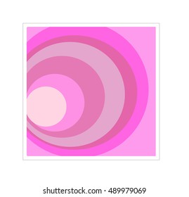 abstract circle background. nice pink circles background.circle with gradient color. Abstract colorful pink circles geometric shapes background. Nice  colored background with circles.