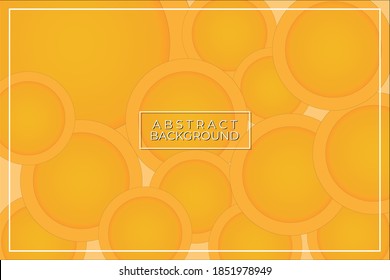 Abstract circle background with orange gradient. Great vectors for banners, flyers, social media, computers, web design, smartphones, laptops etc.