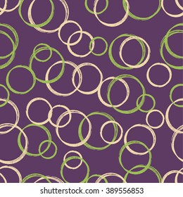 Abstract circle background pattern.Scribble circles. hand drawn round elements on purple background.can be used for paper texture,fabric textile,web element wallpaper.vector illustration