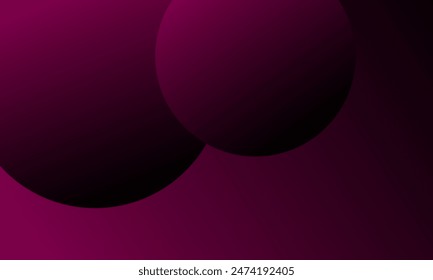 abstract circle background, pink and black gradient color, vector design. template for poster, banner, brochure, card, flyer, book cover, wallpaper, website, backdrop