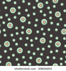 Abstract circle background. Seamless pattern for wallpaper, web page background, surface textures. Alien pupil template. Pattern fills. For decoration or printing on fabric.