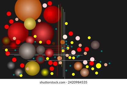 Abstract Circle Background. Use for banner, cover, poster, wallpaper, design with empty space for text.