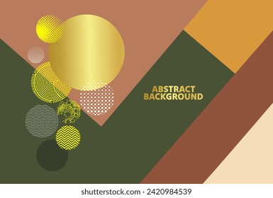 Abstract Circle Background. Use for banner, cover, poster, wallpaper, design with empty space for text.