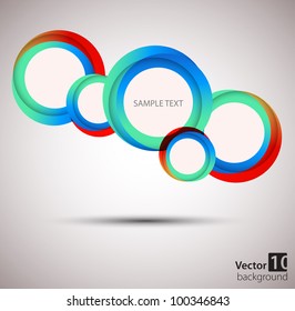 Abstract circle  background. vector