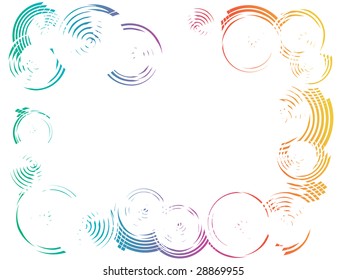 abstract circle background. Vector
