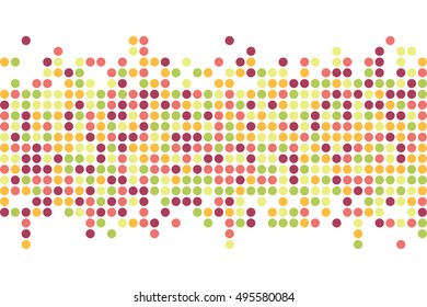 Abstract circle background. Vector background.