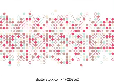 Abstract circle background. Vector background.