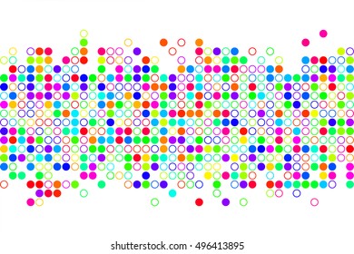 Abstract circle background. Vector background.