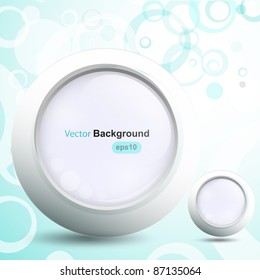 Abstract circle background, vector