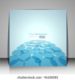 Abstract circle background, vector