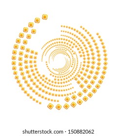 abstract circle background vector art