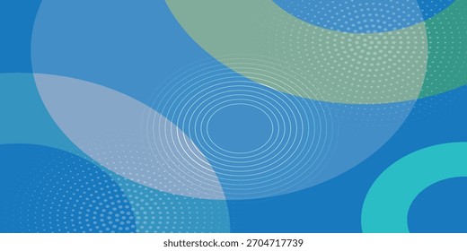 Arte vetorial de fundo de círculo abstrato