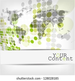 abstract circle background - vector illustration