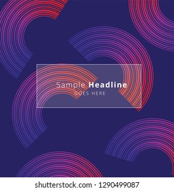 Abstract Circle Background Vector Illustration