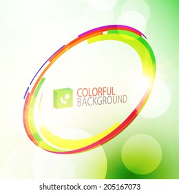 Abstract circle background. Vector illustration