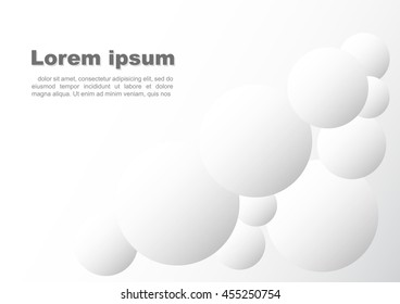 abstract circle background, Vector illustrator