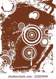 Abstract circle background, vector series.
