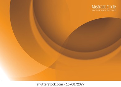 Abstract Circle background with yeelow background