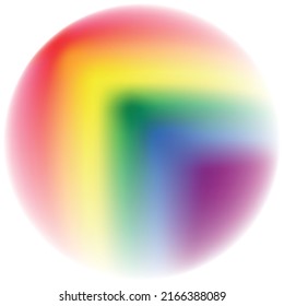 Abstract circle background.Lgbt flag colors.