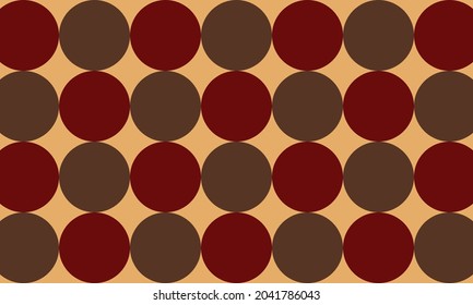 Antecedentes circulares abstractos. Patrón de puntos retro sin brillo. Ilustración vectorial.